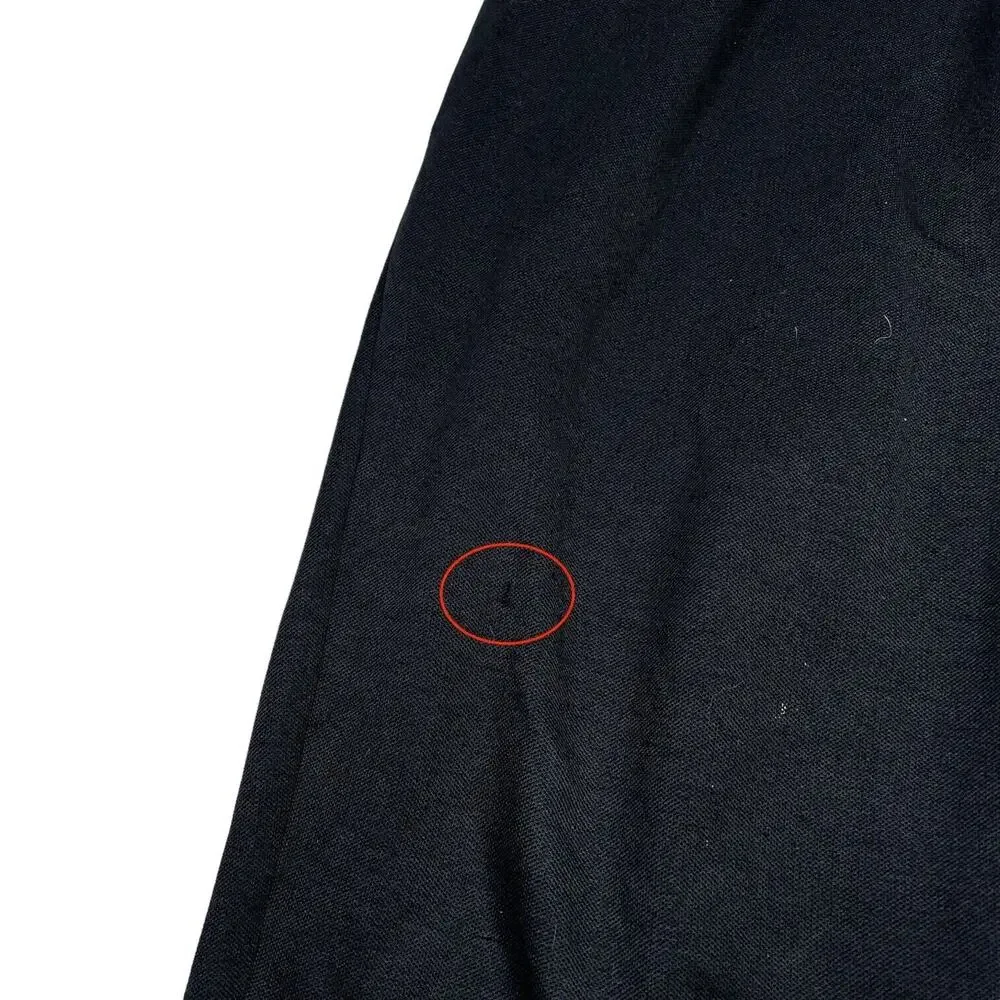 Nike VTG 90s Jogger Sweatpants Zip Ankle FLAW Black Youth Large 12/14